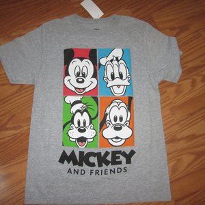NWT Mickey and Friends Disney T Shirt Childs size Large